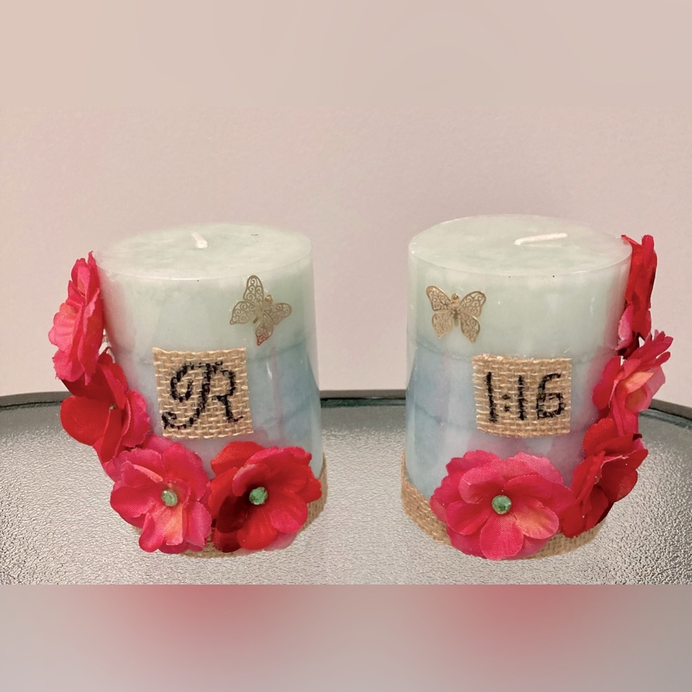 Personalized Decor Candles | DIY Home decor customized candles